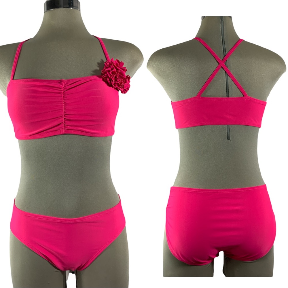 XHILARATION Pink 2 Pieces Bikini Swimsuit’s